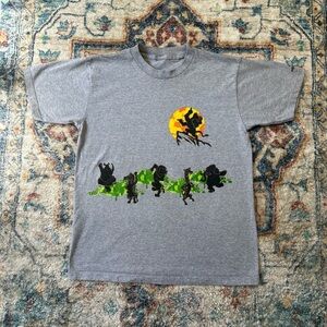 Vintage Calgary Zoo Animals Wrap Around Print T-shirt Medium